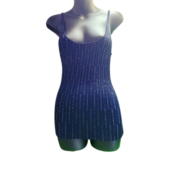 GAP SEQUINS SPAGHETTI STRAP KNIT TANK TOP - Picture 3 of 5